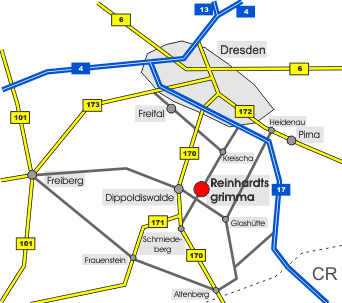 Anfahrt Reinhardtsgrimma